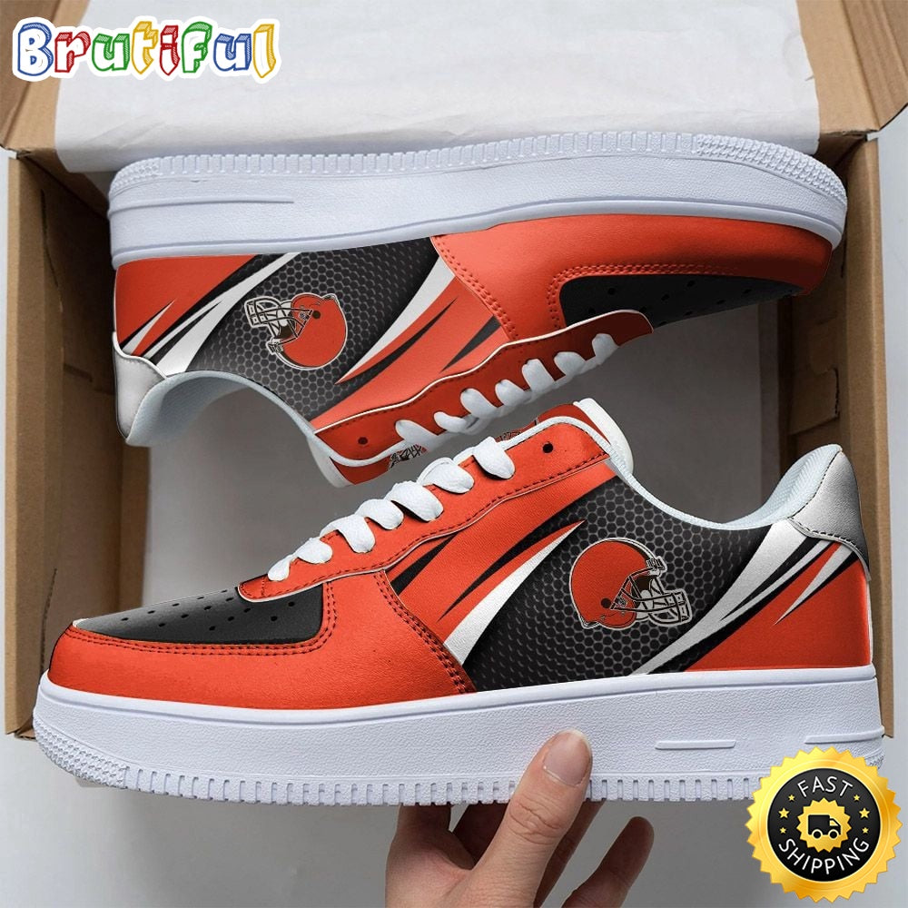 NFL Cleveland Browns Air Force 1 Shoes Sleek AF1 Fashion