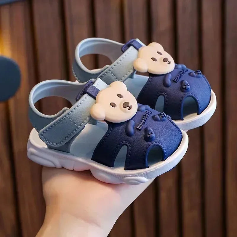 2026 Summer Baby Boys Girls Sandals Children Beach Sandals Cartoon Infant Toddler Shoes Comfortable Soft Sole Kids Student Shoes