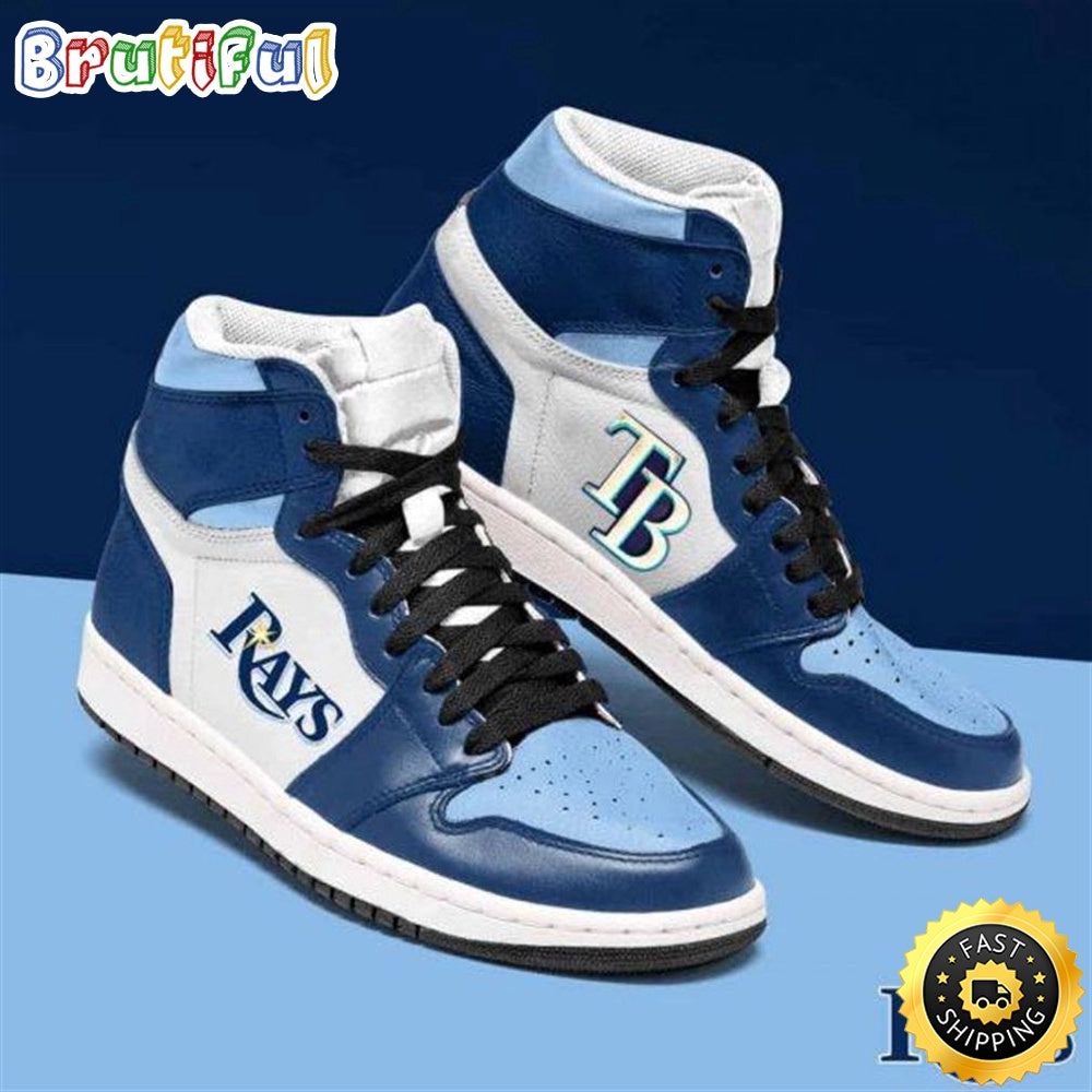 MLB Tampa Bay Rays Air Jordan 1 High Sneakers Iconic Air Jordan 1 Shoes