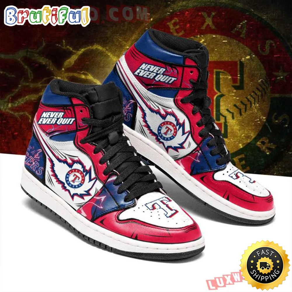 MLB Texas Rangers Air Jordan 1 High Sneakers Timeless Jordan 1 Kicks