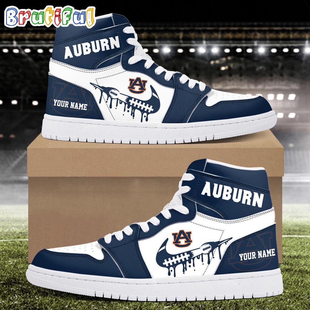 NCAA Auburn Tigers Sport Team Personalized Air Jordan 1 Hightop Shoes
