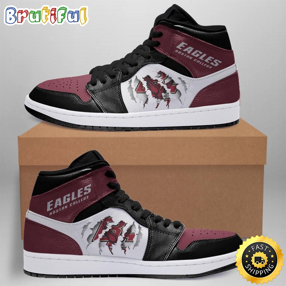 NCAA Boston College Eagles Sport 2021 Air Jordan 1 High Sneakers