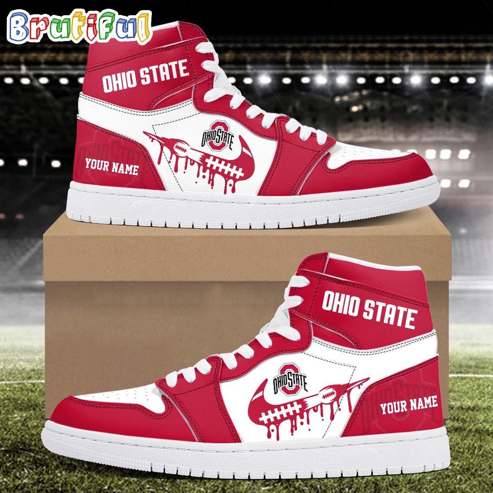 NCAA Ohio State Buckeyes Sport Team Personalized Air Jordan 1 Hightop Shoes