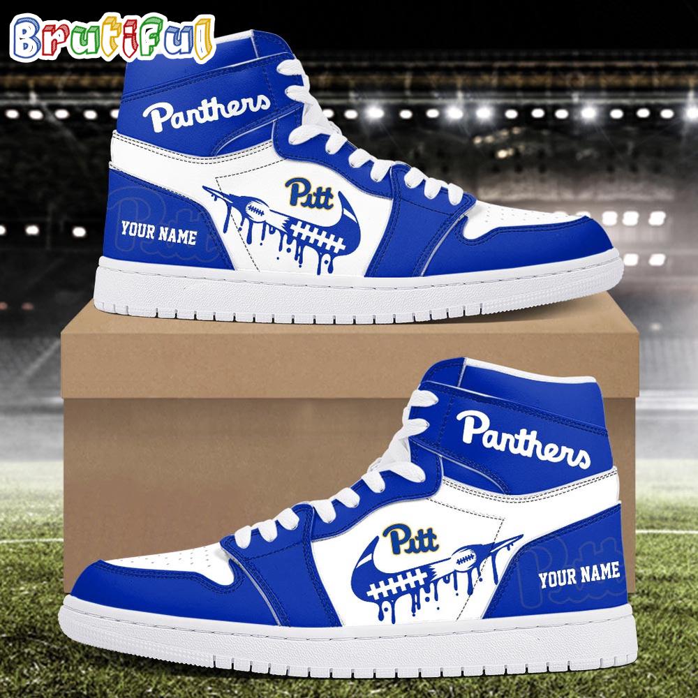 NCAA Pittsburgh Panthers Sport Team Personalized Air Jordan 1 Hightop Shoes